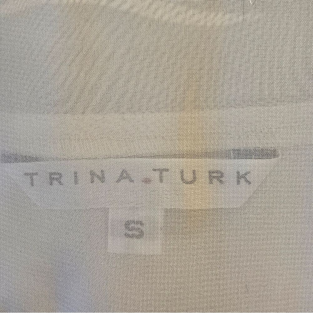 Trina Turk Hydee Shuft Dress White NWOT Sz  S - Picture 5 of 6